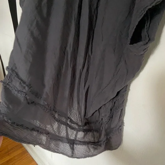 Velvet by Graham & Spencer boho gray shrug cardigan - Picture 8 of 9